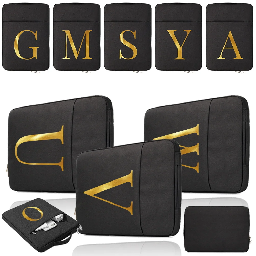 

Letter Pattern Laptop Sleeve Bag 13.3 14 15 15.6 Inch PC Cover for MacBook Air Pro Xiaomi HP Dell Acer Notebook Computer Bag