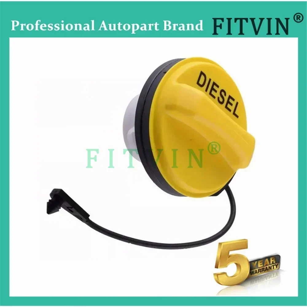 Fuel Gas Tank Filler Cap Assembly Yellow for Land Rover Discovery 3 4 5,Range Rover (l405) LR053666