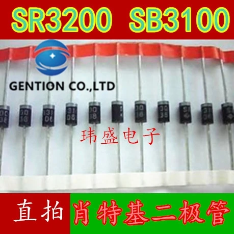

50PCS SB3200 MBR3200 SR3200 rectifier DO 3 a 200 v-41 in stock 100% new and original