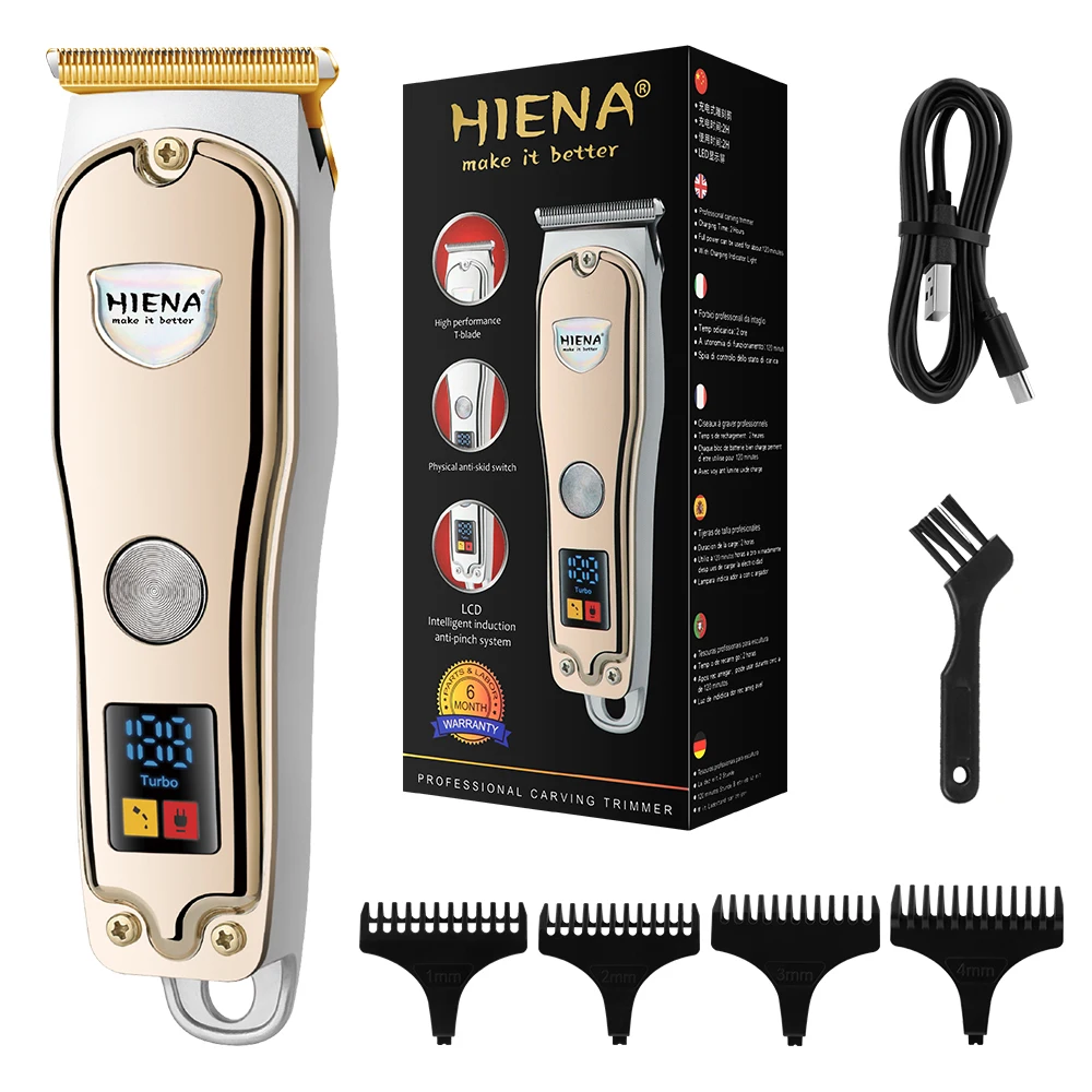 HYN-008 Haarschneidemaschine, elektrischer Haarschneider, wiederaufladbare USB-Haarschneidemaschine für professionelle Friseursalon, Stylisten oder Zuhause für Kinder