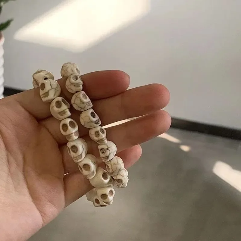 Gothic Skull Beaded…