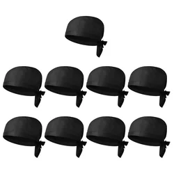 Gorro de Chef de algodón para restaurante, gorro de Chef de 9 piezas, para servicio de cocina