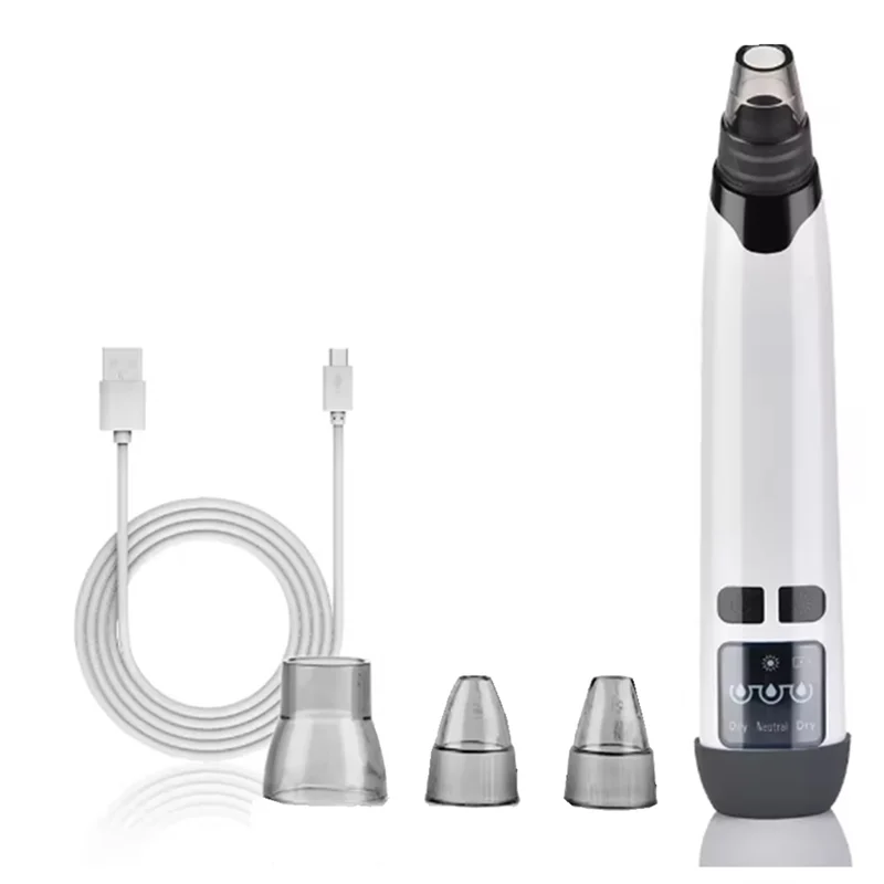 A05G-Hot Compress Blackhead Remover Pore Cleaner Electric Nose Face Deep Cleansing Skin Care Device