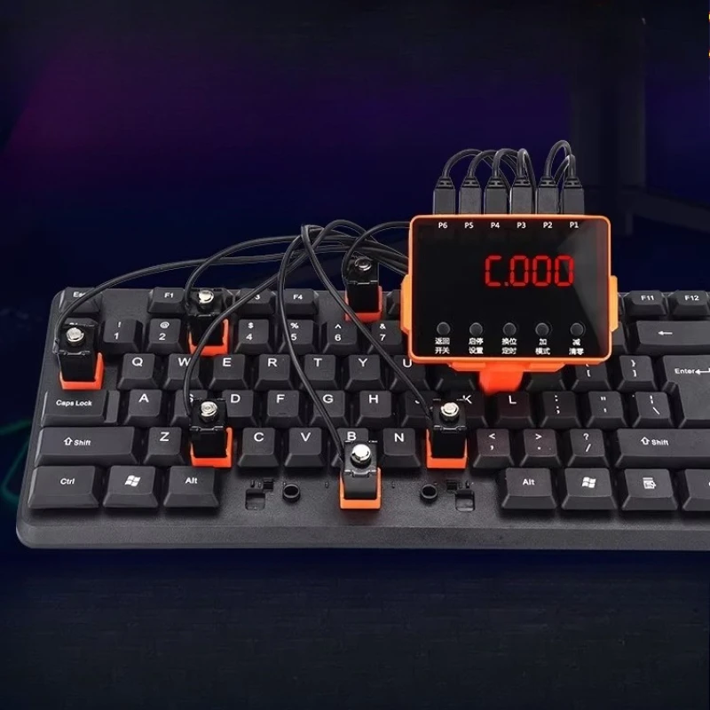 

Mute keyboard clicker mechanical connection