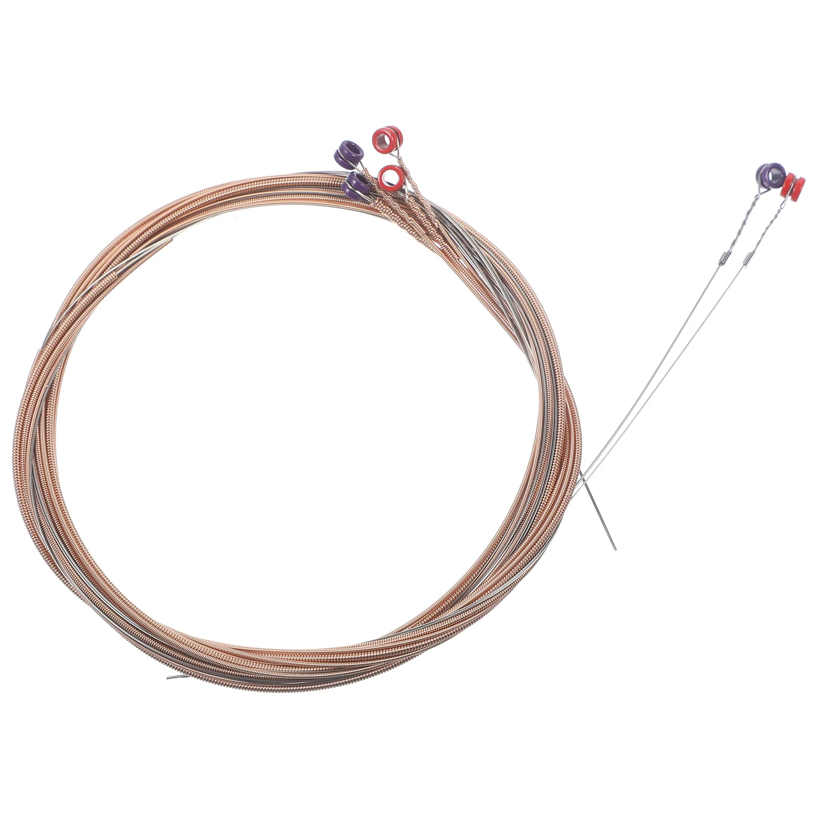 Confezione durevole di corde in metallo di ricambio per corde folk da 6 corde acustiche per chitarra folk, riparazione, chitarra per prestazioni musicali