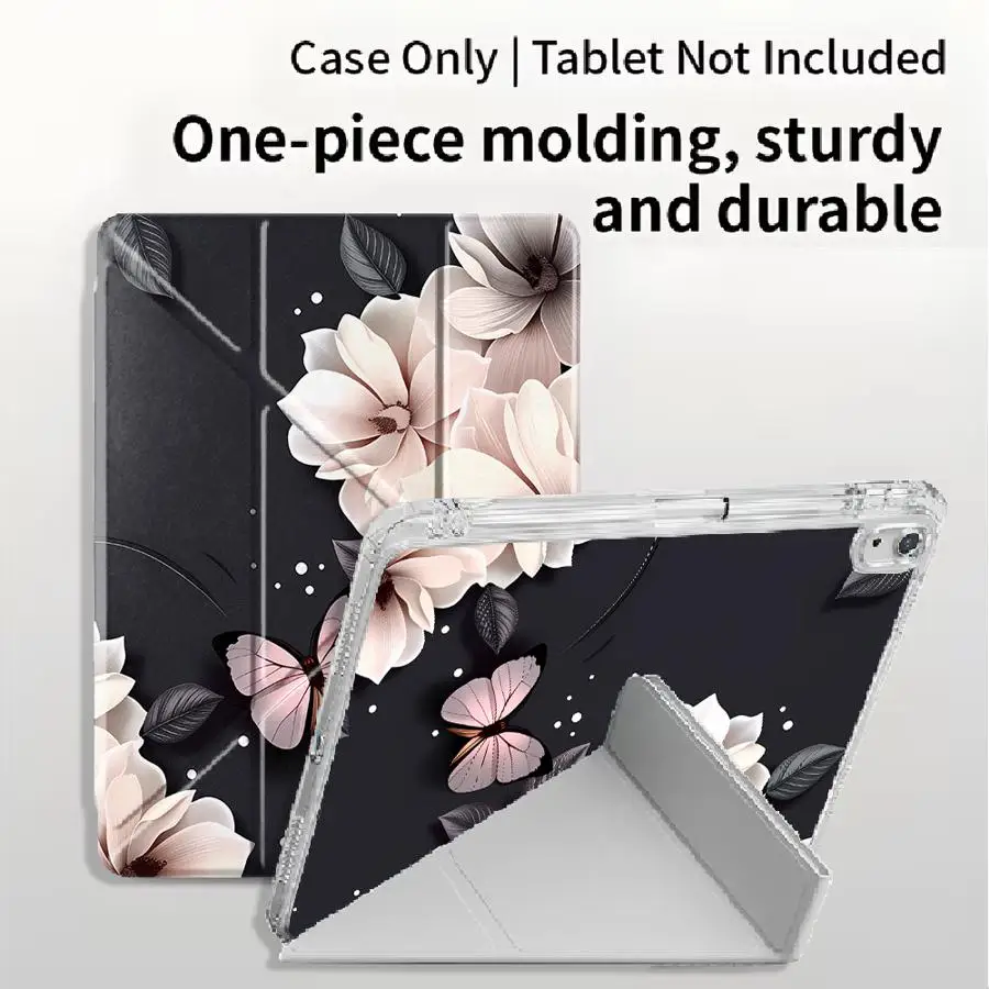 capa-para-tablet-ipad-pro-2025-11ª-10ª-9ª-8ª-7ª-geracao-129-polegadas-air-4-5-m3-m2-m4-11-polegadas-mini-6-7-suporte-dobravel-y-fold-floral-preto