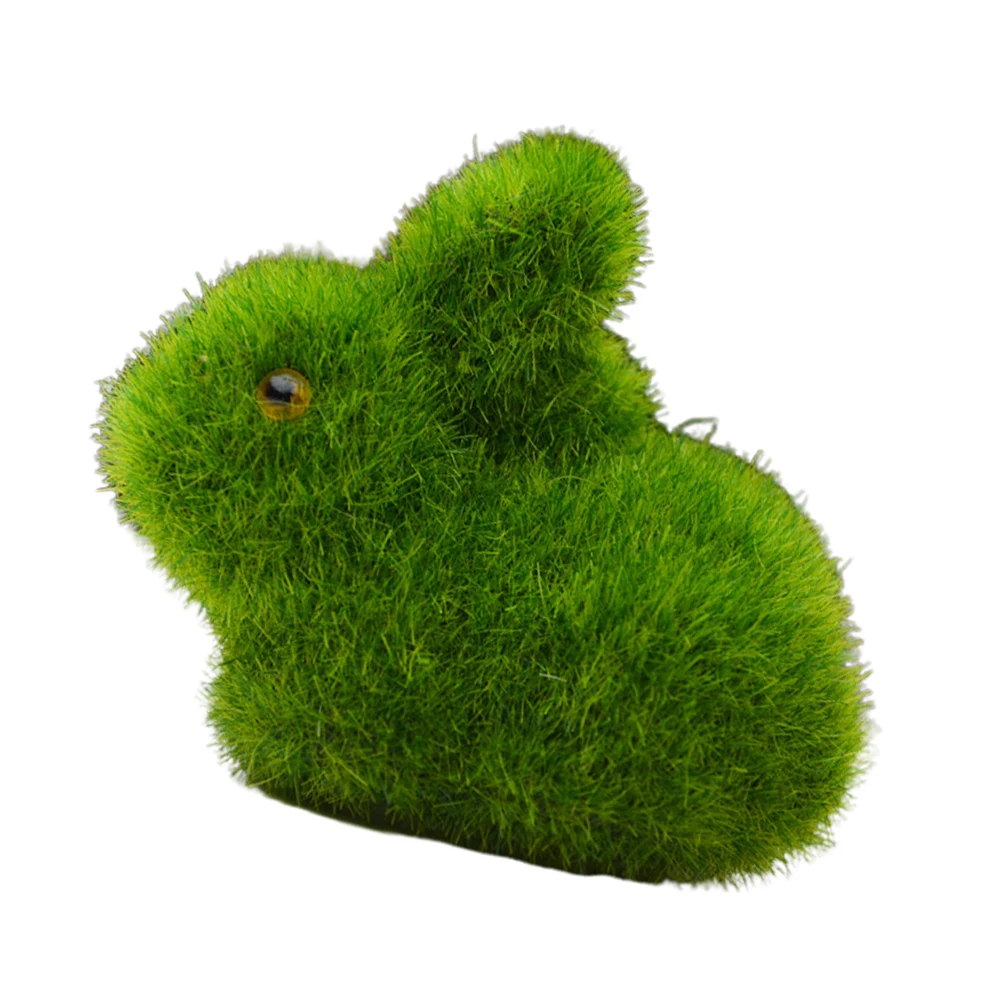 

2pcs Simulation Rabbit Desktop Decoration Mini Crafts Home Ornament Cute Room Natural Animal Jewelry Photographic Studio