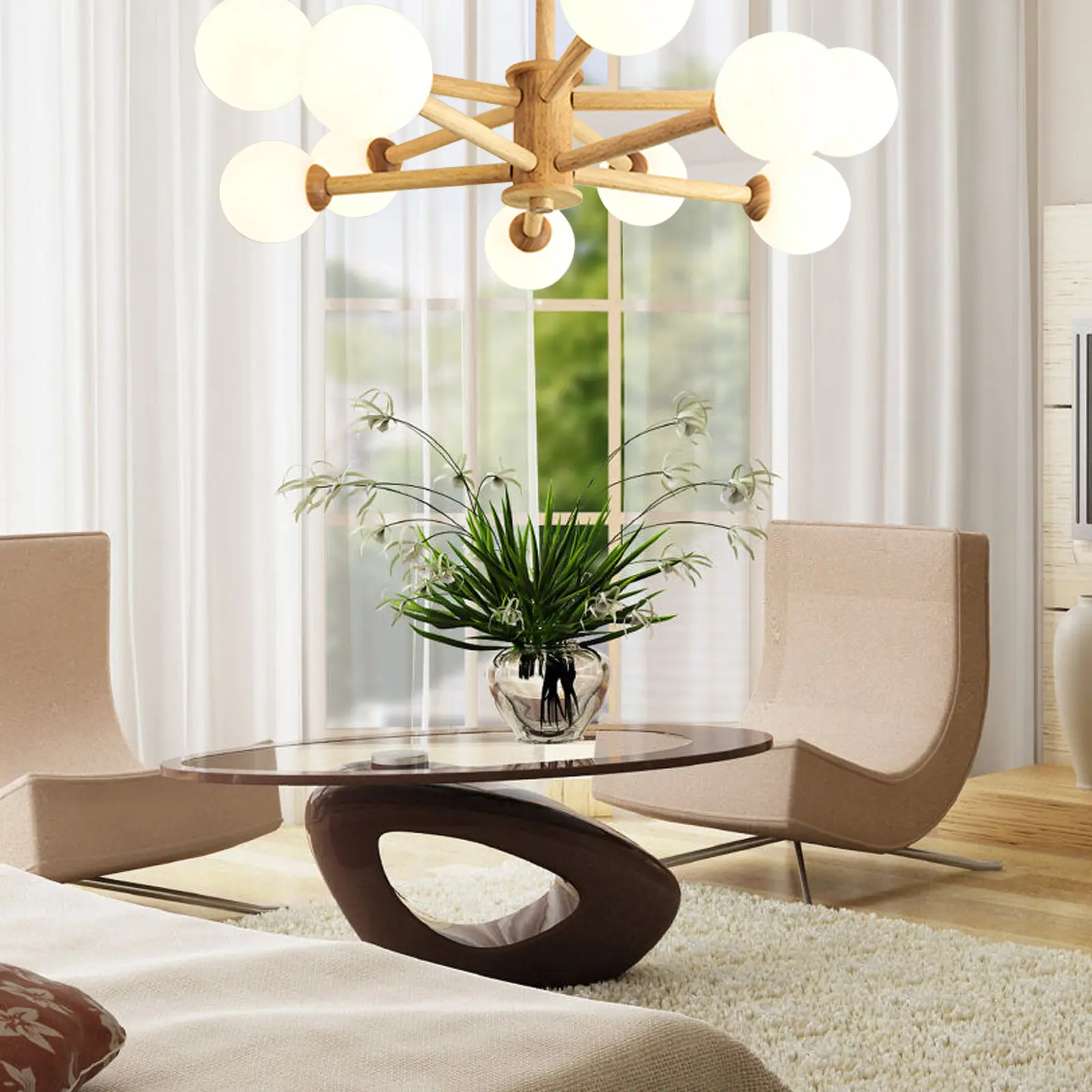 

Frosted Glass Lampshade Simple Style Round Lamp Shade Decorative Table Lamp Cover Lighting Decor for Home Store Hotel