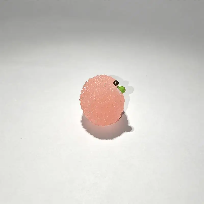Kawaii Simulation Fruit Car Console Ornaments Realistic Lychee Orange Shape Decor Special Surprise Gifts for Girlfriends