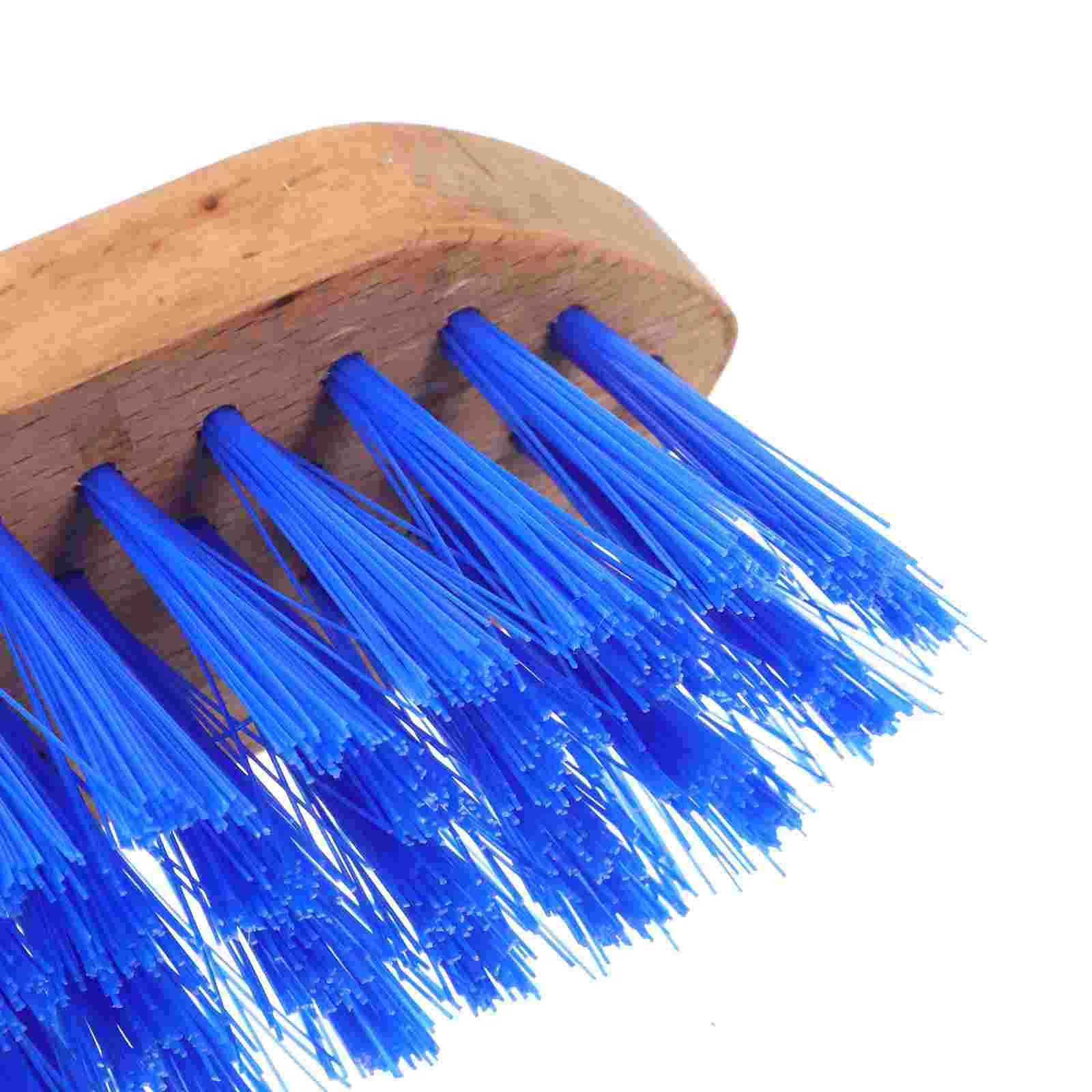 แปรงผมสําหรับม้าสัตว์เลี้ยงเครื่องมือกําจัดกรูมมิ่งวัวและ Shedding Blue Wooden Supply