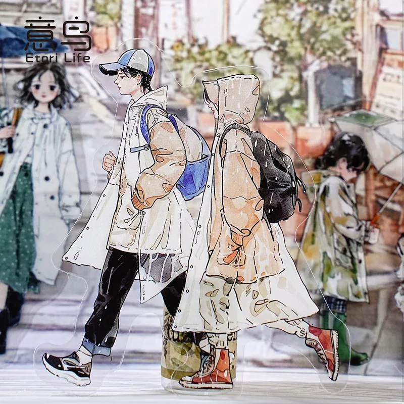 20 قطعة/1 مجموعة ملصقات سجل القصاصات Kawaii مجموعة المشاة غير المرغوب فيه مجلة الذهب مخطط القرطاسية ملصق ديكور