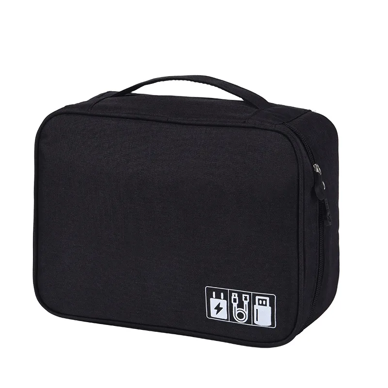 Travel Cable Bag Portable Digital USB Gadget Organizer Charger Wires Cosmetic Zipper Storage Pouch Kit Case Accessories