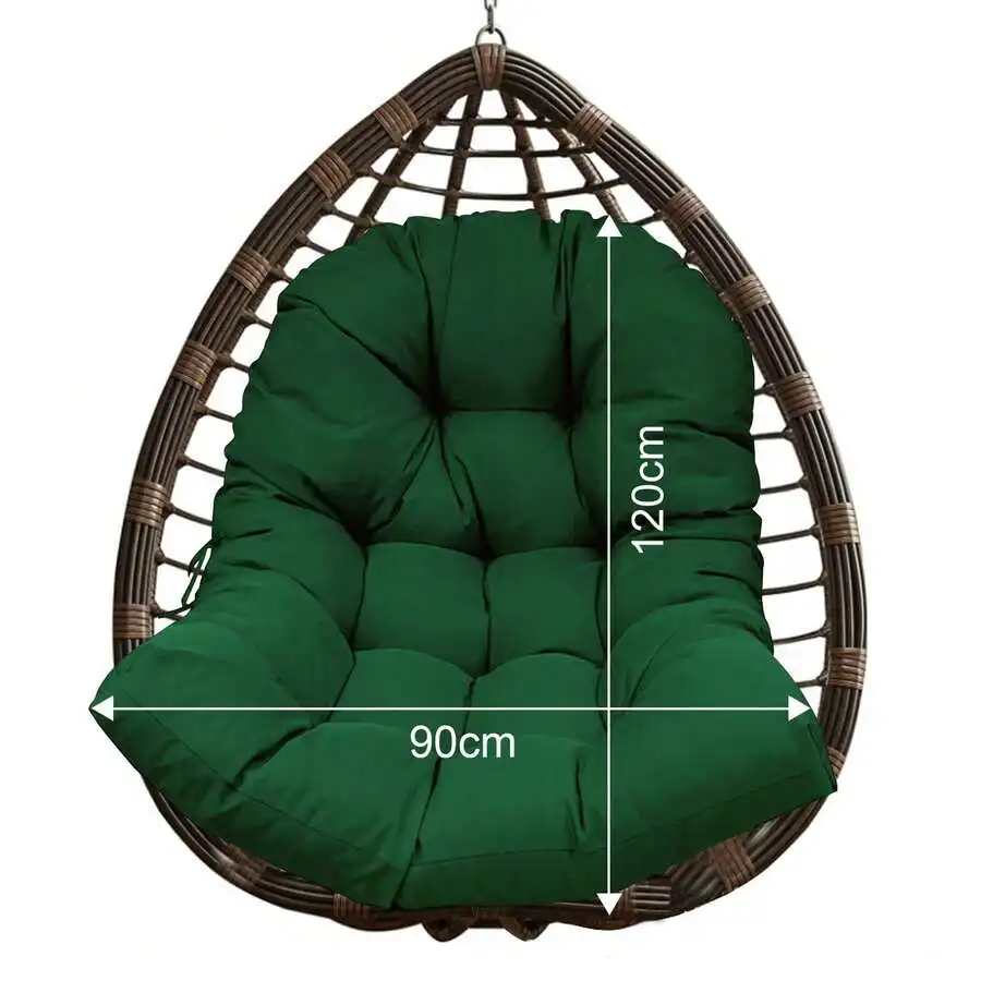 Egg Chair Cushion Seat Pad Hanging Basket Seat Cushion Waterproof Thicken Soft Egg Swing Chair Pad Swing Hanging Chair Mat Pillo