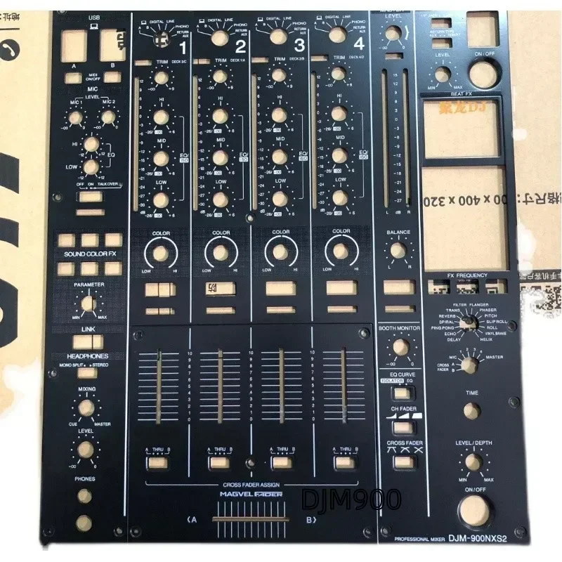 DNB1186 DAH2830 Main Plate Panel ForPioneer DJM-900/900c DJM900SRT DJM900NXS2 Iron Plate