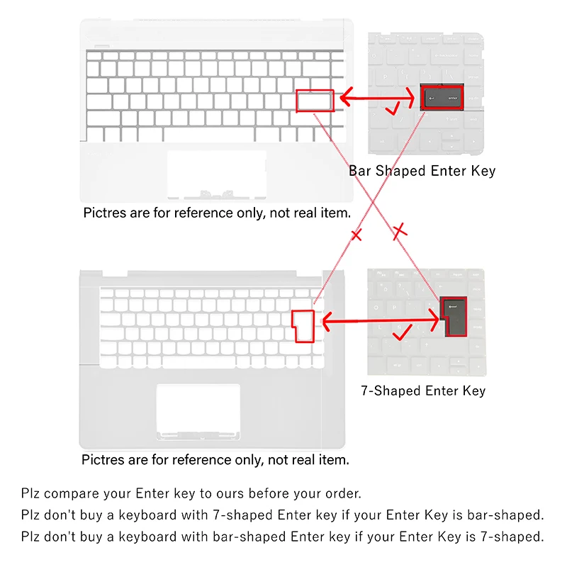 Imagem -06 - Teclado para Dell Xps 9370 9380 9305 7390 03 Pmxp 0rd0cj 06dkj8 07ynxg Português Francês Espanhol Russo Reino Unido Português