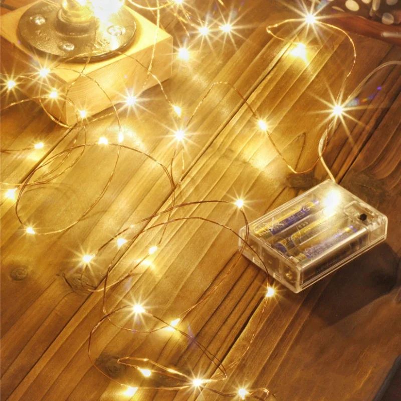 

2-10M LED String Light Garland Street Fairy Lights Christmas LED Outdoor Decoration For Yard Garden Home Tree Wedding Decoration