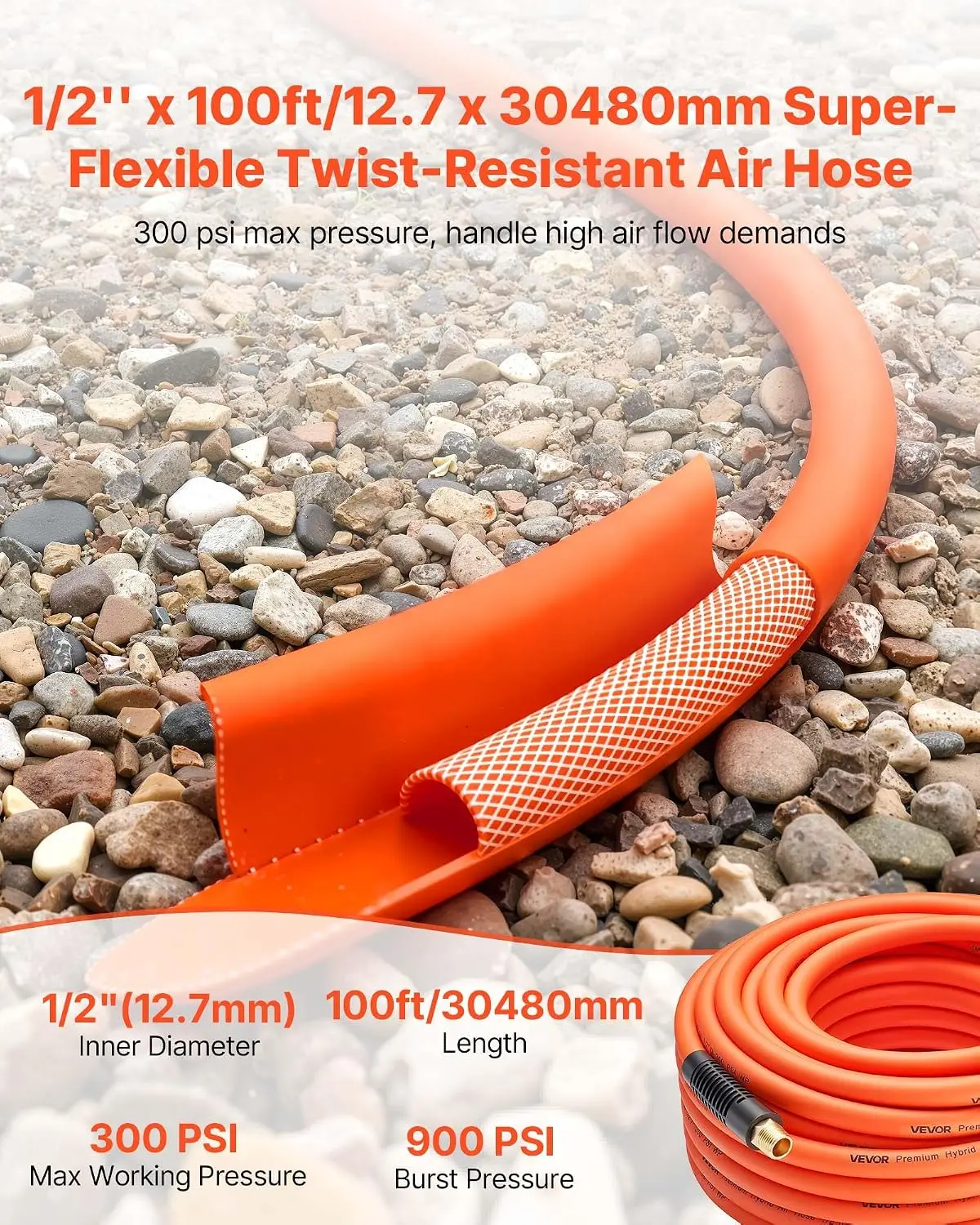 Air Hose, 1/2