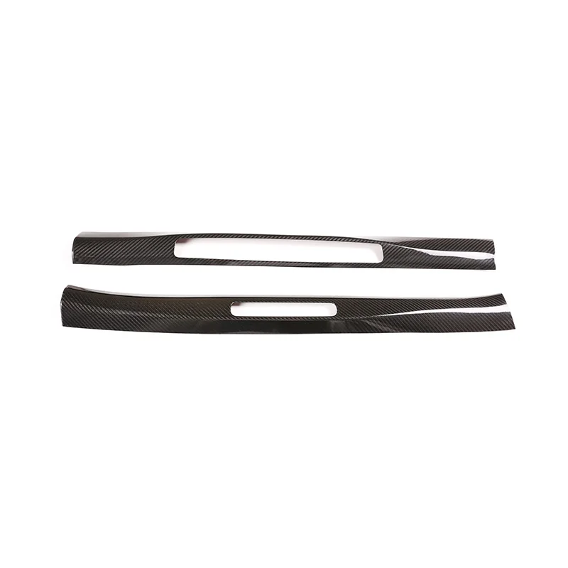 Real Carbon Fiber For Porsche 911 992 2019-2022 Inner Door Central Control Gear Panel Cover Door Sill Trim Stickers Accessories view 5
