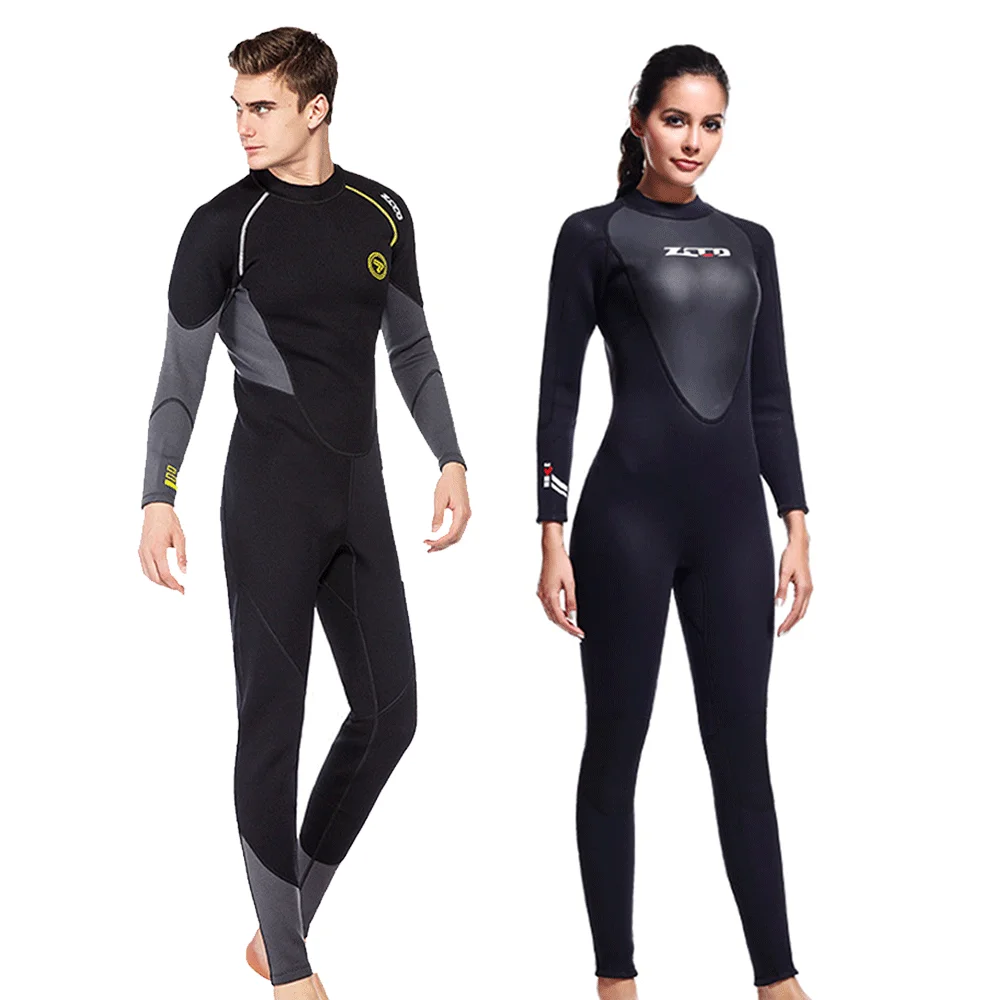 

Neopreno Wetsuit Men Women Surf Suit 3mm Scuba Diving Swimwear Spearfishing Roupa De Mergulho Rash Guards Kitesurf Freediving