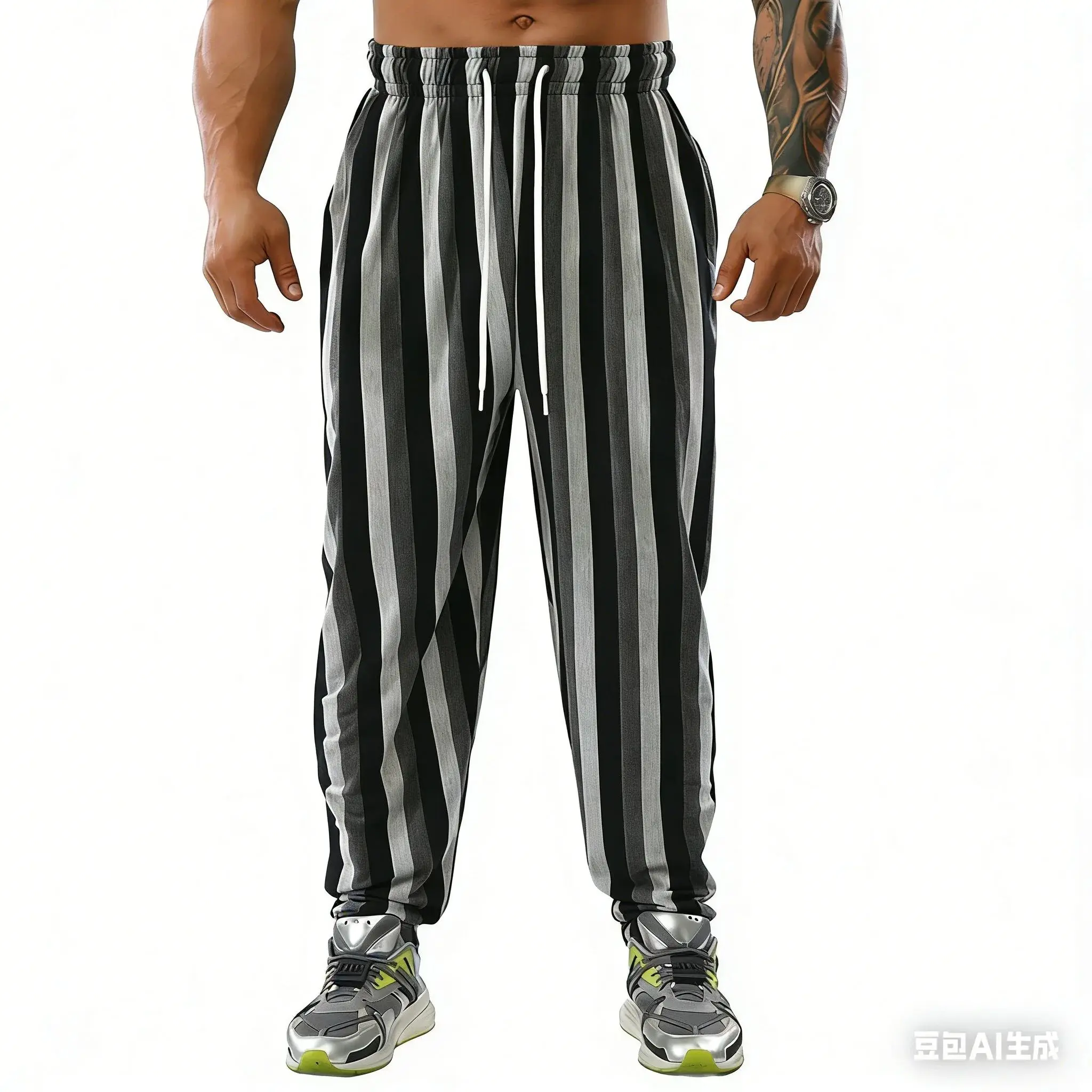 New Trendy Gothic Punk Vintage Streetwear Women's Men Cross Straight Long Pants Casual Wide-Leg Joggers Loose Hip Hop Unisex