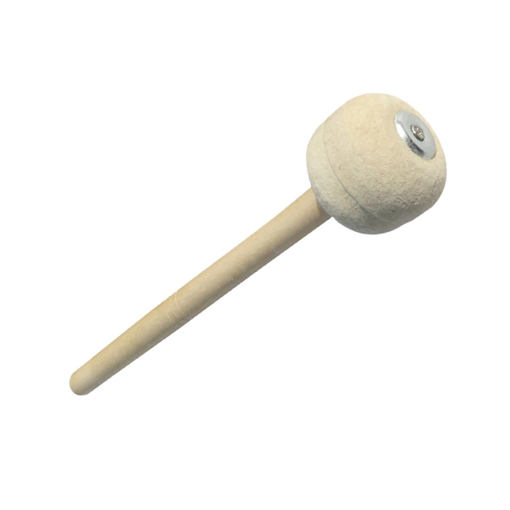 

1pcs Drumstick Snare Drum Beater Felt End Maple Wood Handle Durable Sturdy Replacement Music Instrument Accessory Percussion