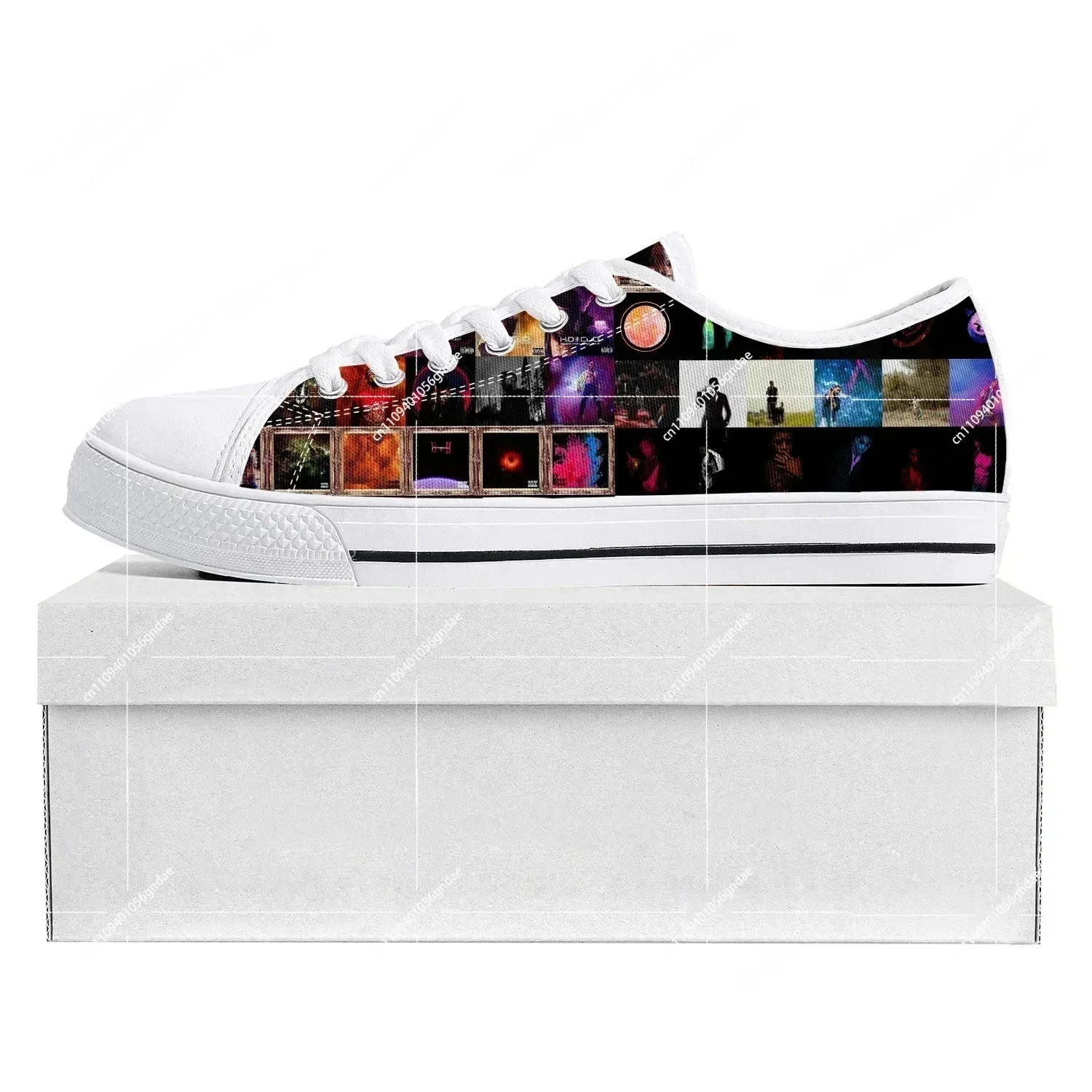 Kid Rapper Cudi Fashion Low Top Sneakers Mens Womens Teenager Canvas Sneaker Casual Couple Shoes Custom Shoe White