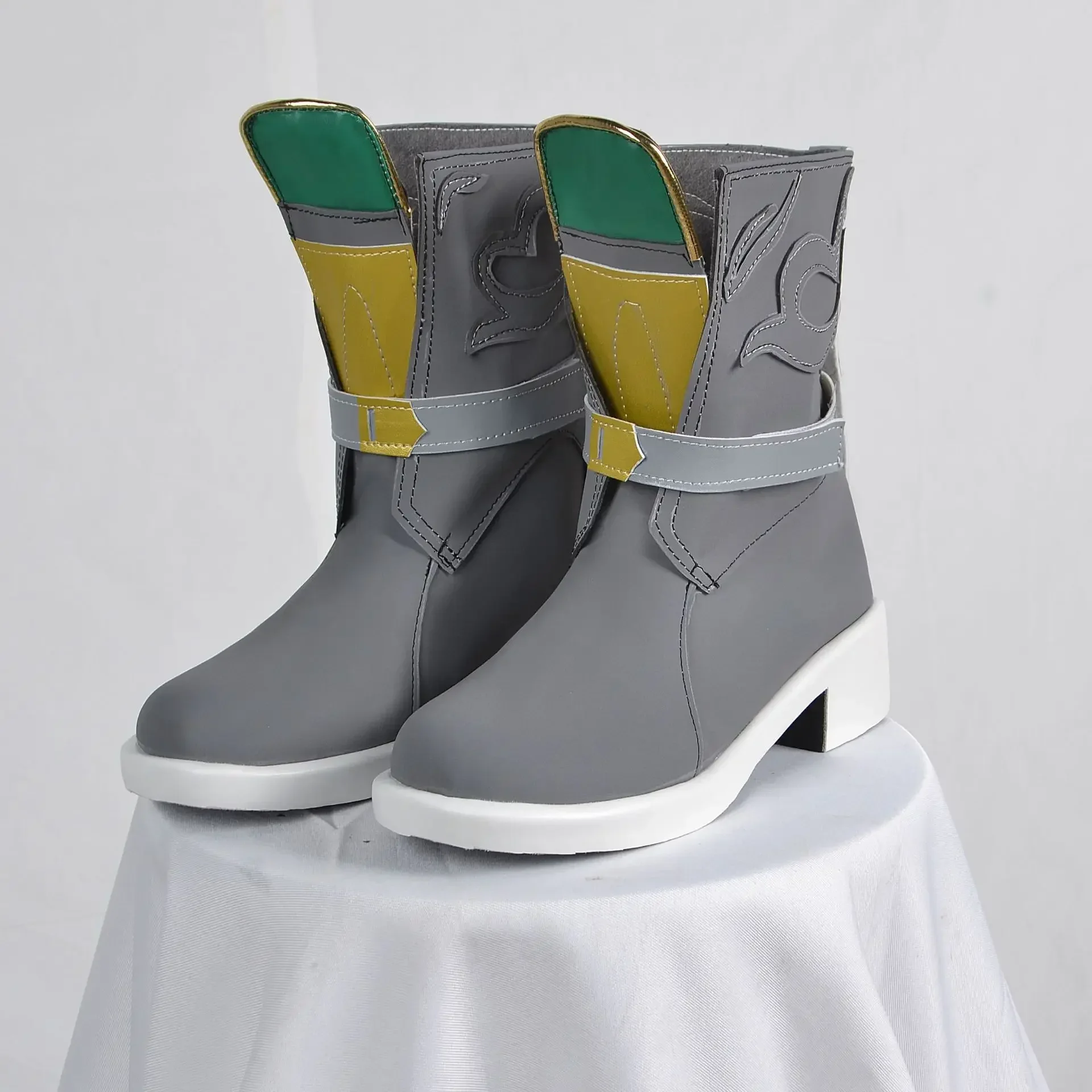 Honkai: Star Rail Dan Heng Cosplay Shoes Leather Boots Combat Unisex Halloween Party Adult Boots Clothing Prop Accessories view 5