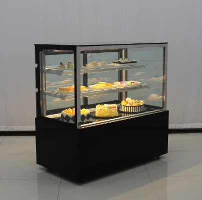 Bakery Display Cabinet Cake Display Showcase Three-tier Refrigerated Preservation Cake Freezer Display Fridge