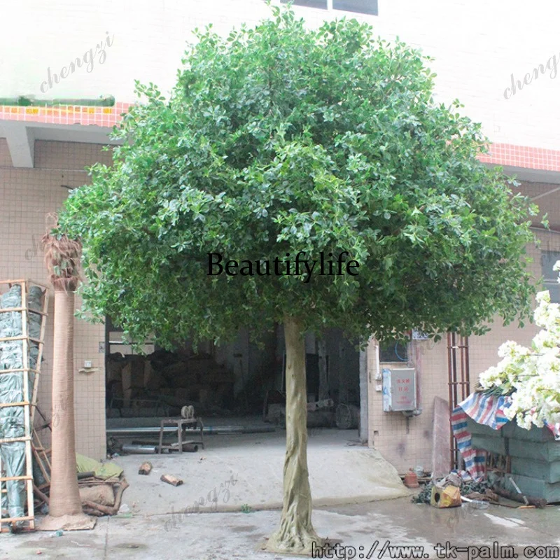 A74 Simulation Features Simulation Tree Wrapped Pillar Ficus Flame Retardant Outdoor Simulation Tree