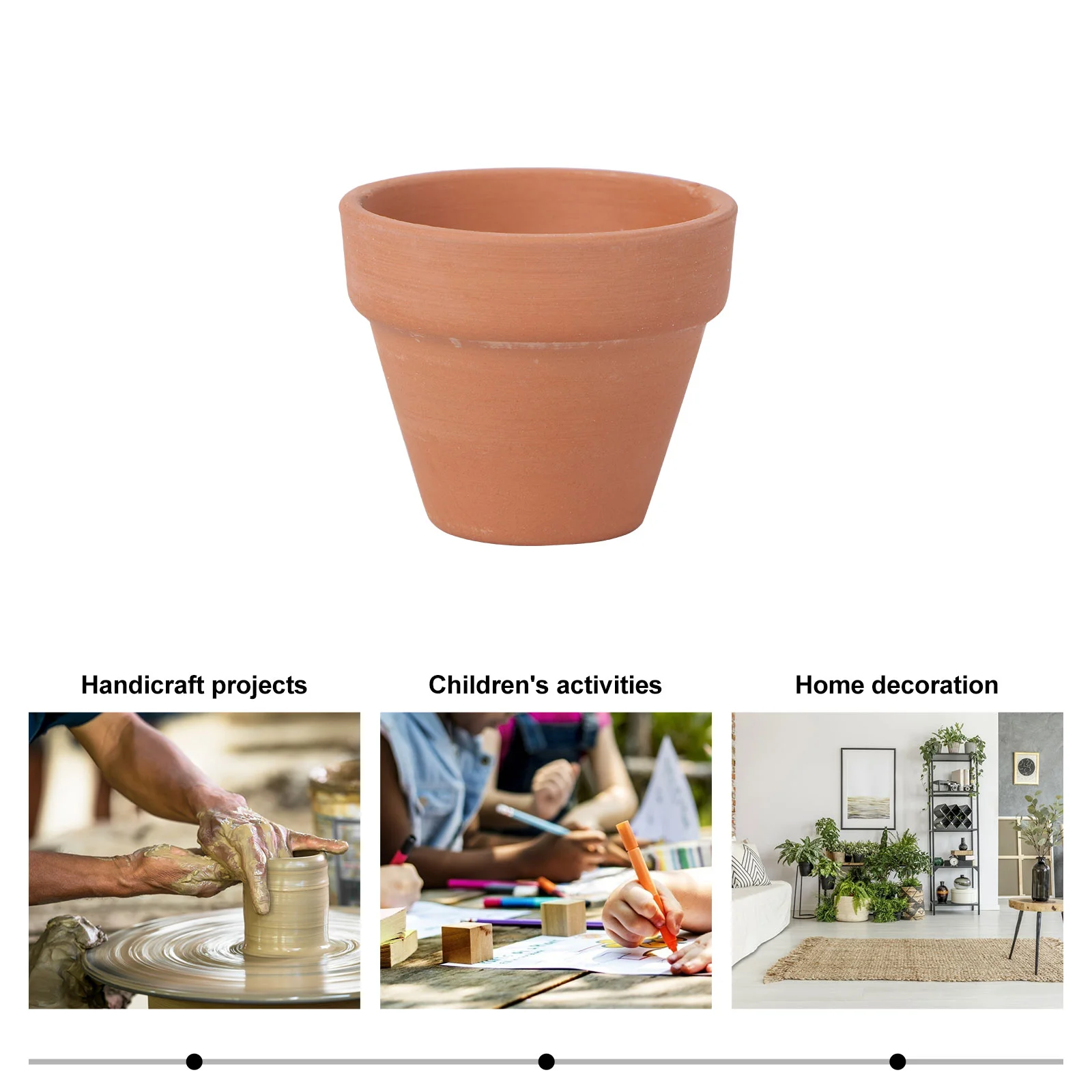 4.5x4cm Small Mini Terracotta Pot Clay Ceramic Pottery Planter Flower Pots Succulent Nursery Pots Great For Plants Crafts