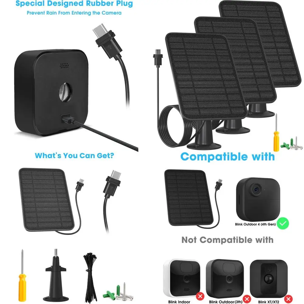 

Влагозащищенное крепление для уличных камер 4-го поколения, комплект из 3 штук с кабелем 4 м и монтажным комплектом