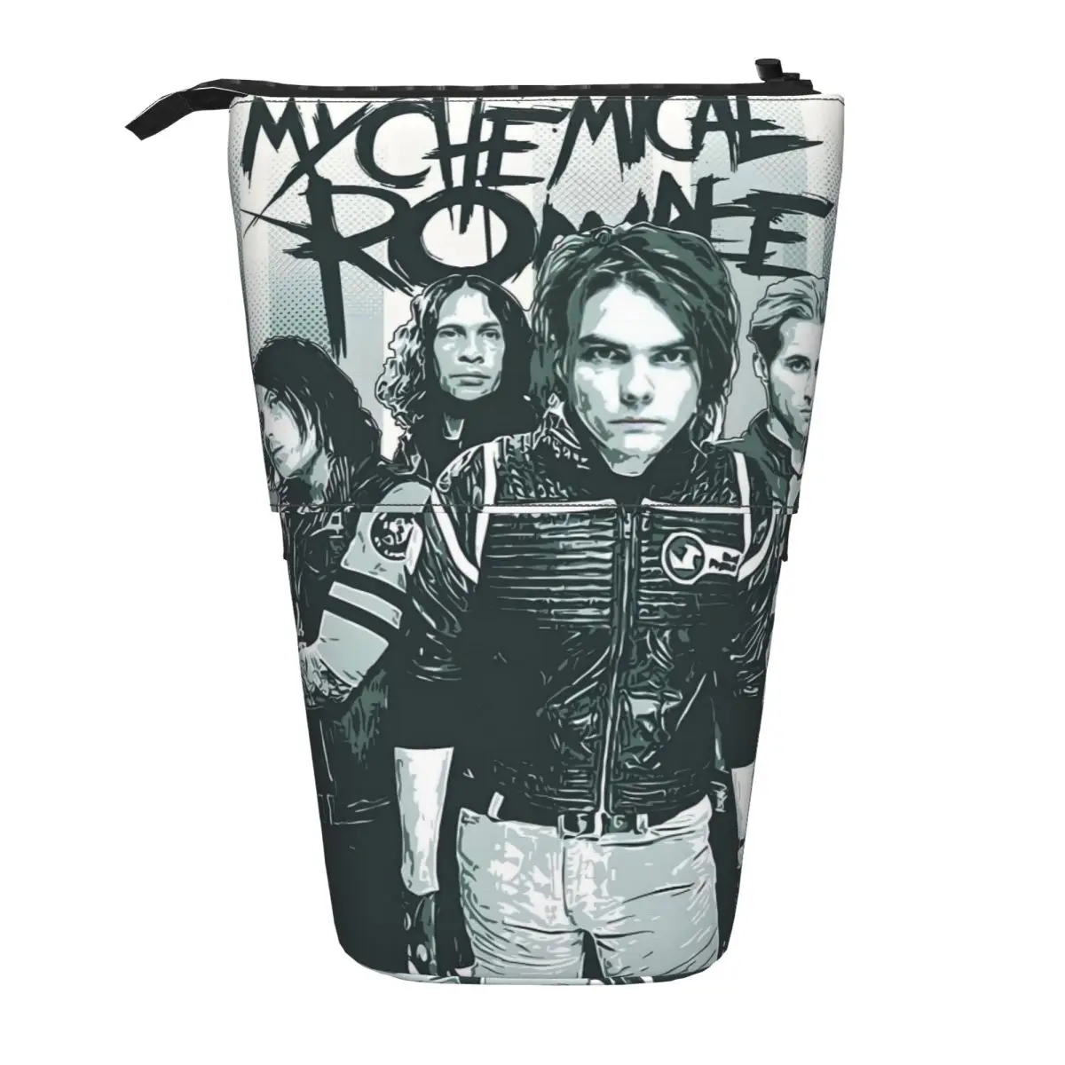 

Рок-группа C-Chemicals Romances Телескопические пеналы большой емкости Dead Emo Популярный стиль Сумка для ручек Коробка Школьные принадлежности