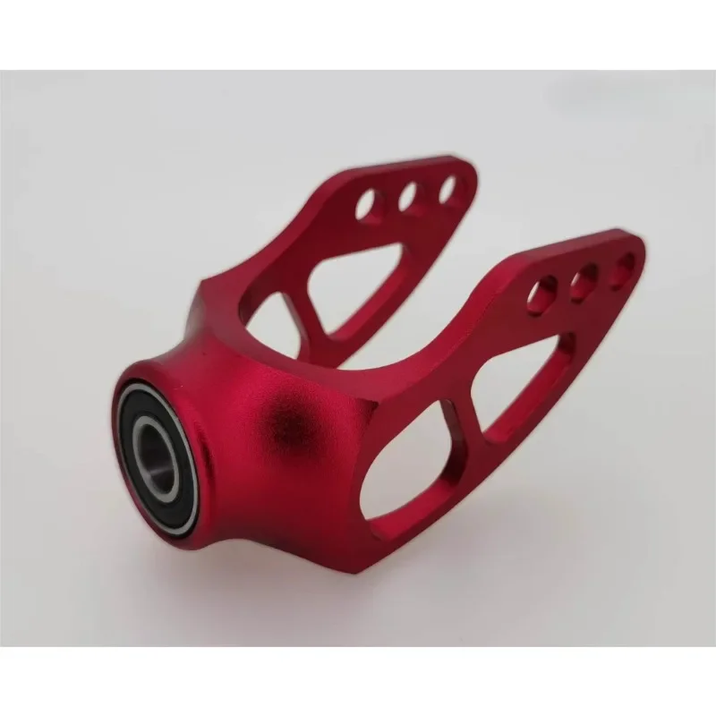 Acessórios para cadeiras de rodas, garfo dianteiro, montagem de liga de alumínio, rolamento universal de 4/5 polegadas