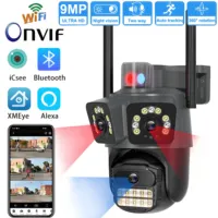 PTZ Camera iCSee 9MP 4K Wifi Security Camera Outdoor AI Intelligent Monitor CCTV Smart Home Surveillance Baby Monitor IP Camera