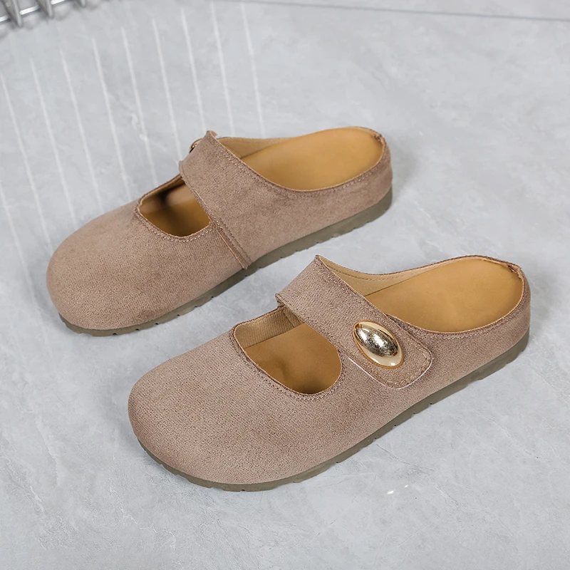 Ladies Shoes Women's Sequin Decorative Buckle Boken Shoes Ultra-Light EVP Insole Comfortable Fit Foot Skin Ladies Footwear view 4