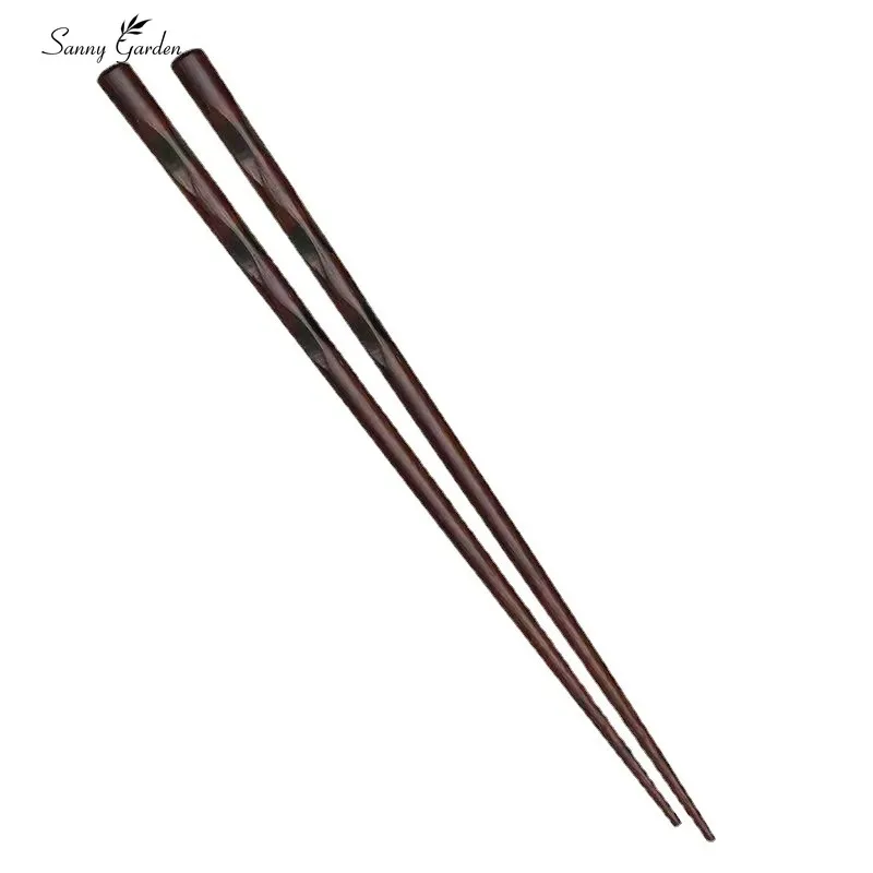 1 Pair Japanese Style Wooden Solid Wood Chopsticks Pointed Sushi Chopsticks Creative Household-Chopsticks Gift WoodenChopsticks