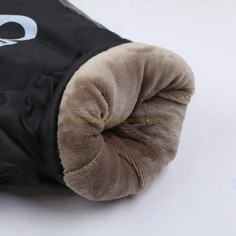 

H58F Protective Motorcycle Thick Warm Handlebar Muff Grip Handle Bar Rainproof Gloves