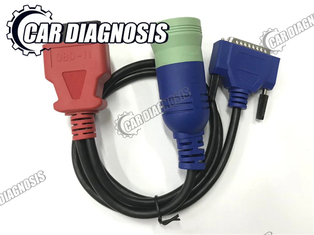 

Truck diagnostic 9 pin + OBDII cable tool parts for DPA5 heavy-duty OBD2 obd ii connection cable