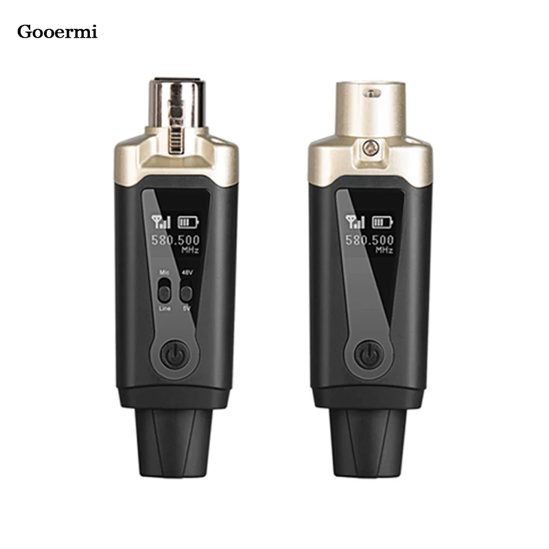 Gooermi-MA3 UHF Wireless Transmission Receiving And Transmitting System Audio Gain Switching Key For Electronic Guitar