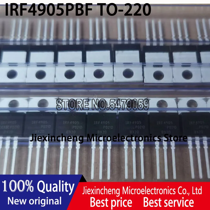 

10PCS-100PCS IRF4905PBF IRF4905 TO220 55V/74A TO-220 MOSFET New original