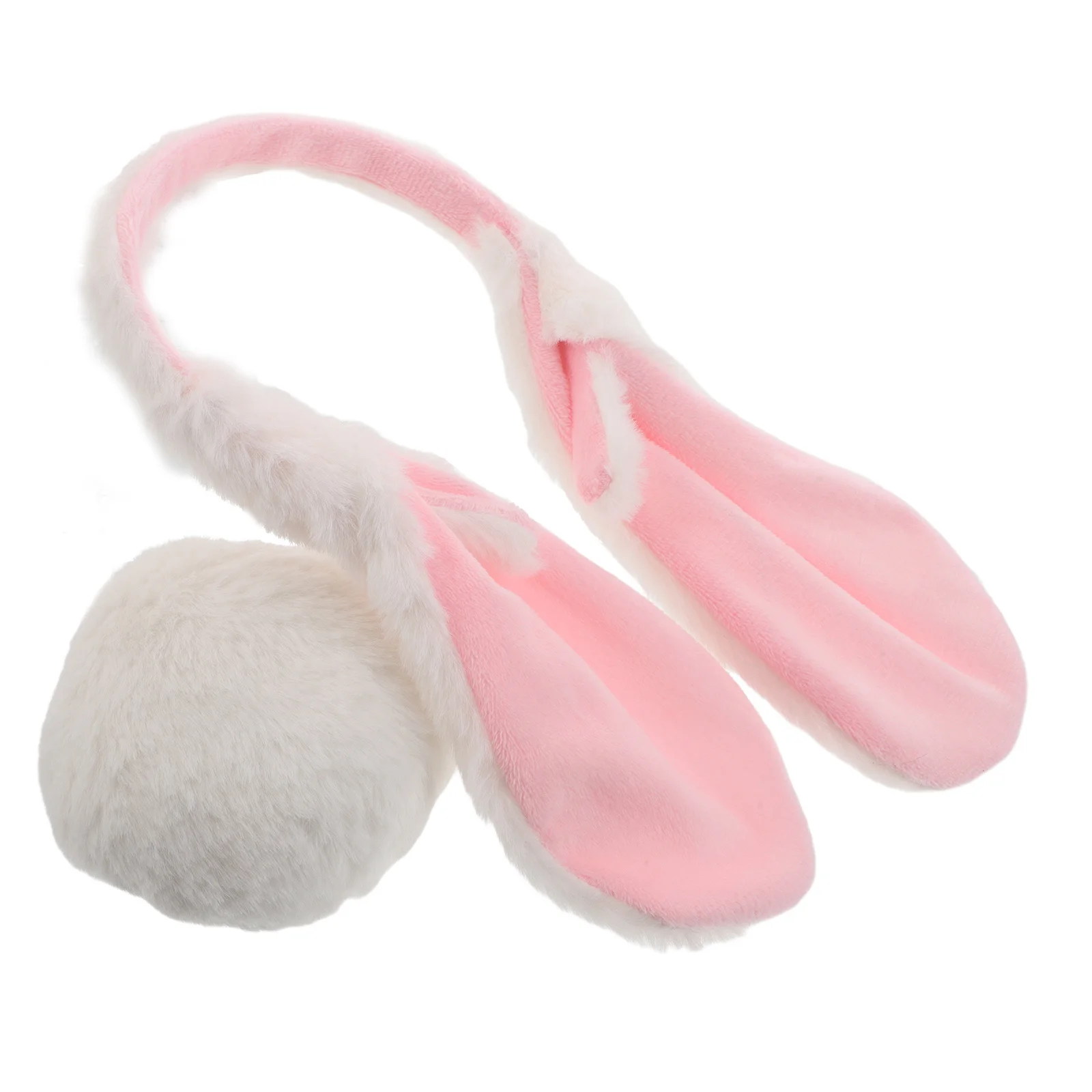 1 مجموعة آذان الأرنب عقال الذيل طقم تزيين احتفالي لعيد الفصح أزياء حفلة أرنب الأذن ملحق للنساء تأثيري-