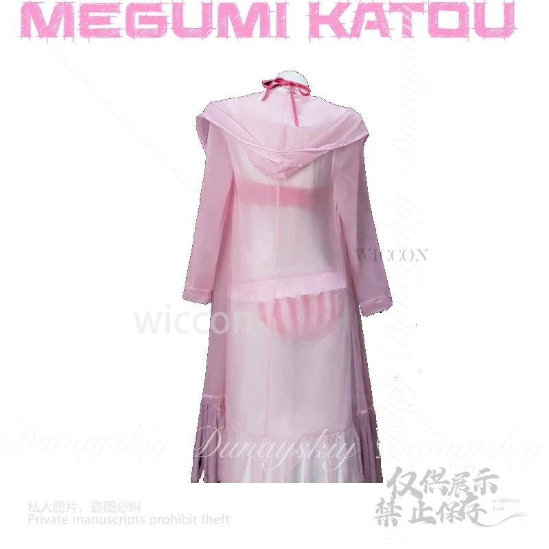 مو سايكانو: كيفية رفع صديقة مملة أنيمي ميغومي كاتو تأثيري فتاة عادية الوردي ملابس السباحة تأثيري حلي