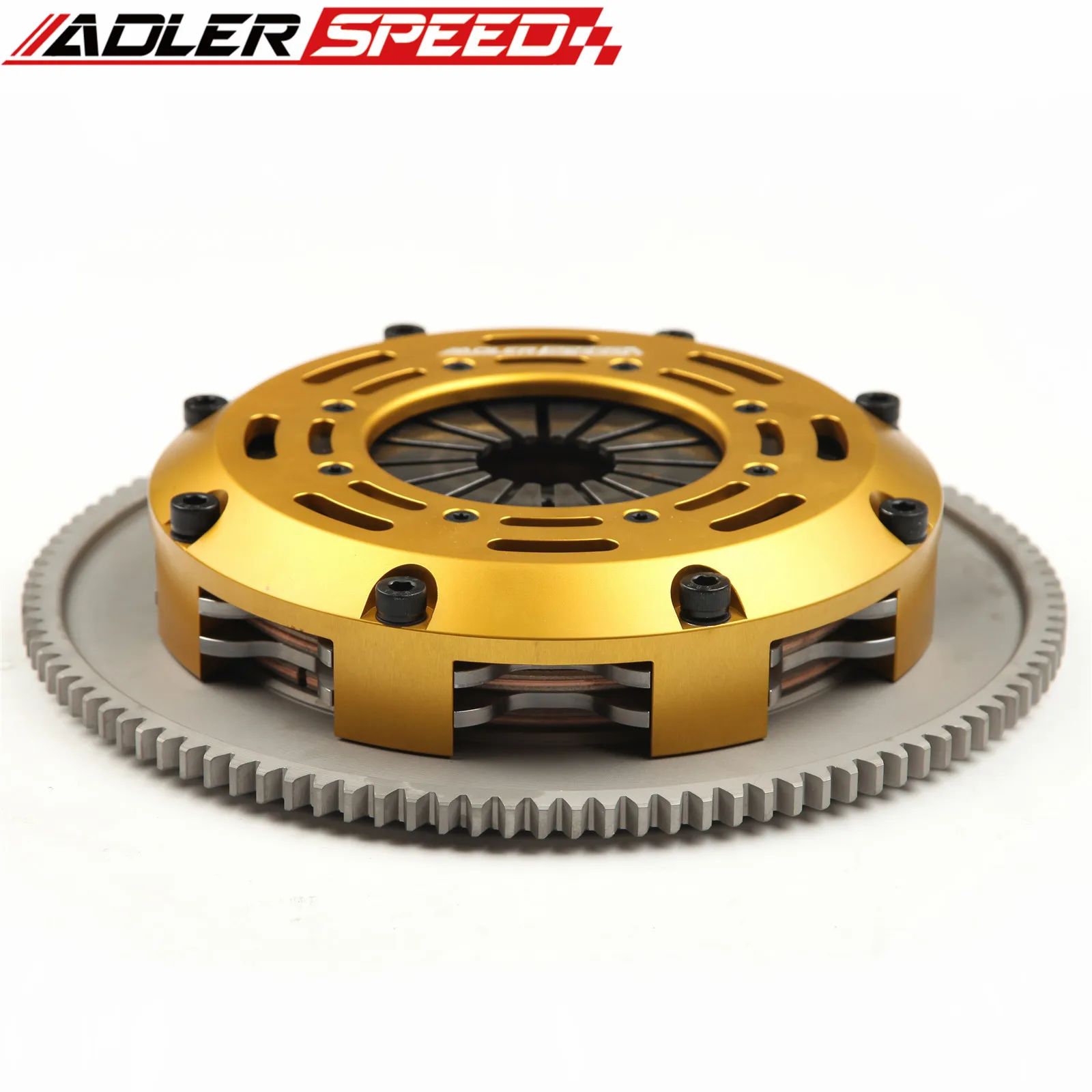 

ADLERSPEED High Performance Race Clutch Kit Twin Disc & Flywheel For 2009-2019 HONDA FIT 1.5L L15A L15B