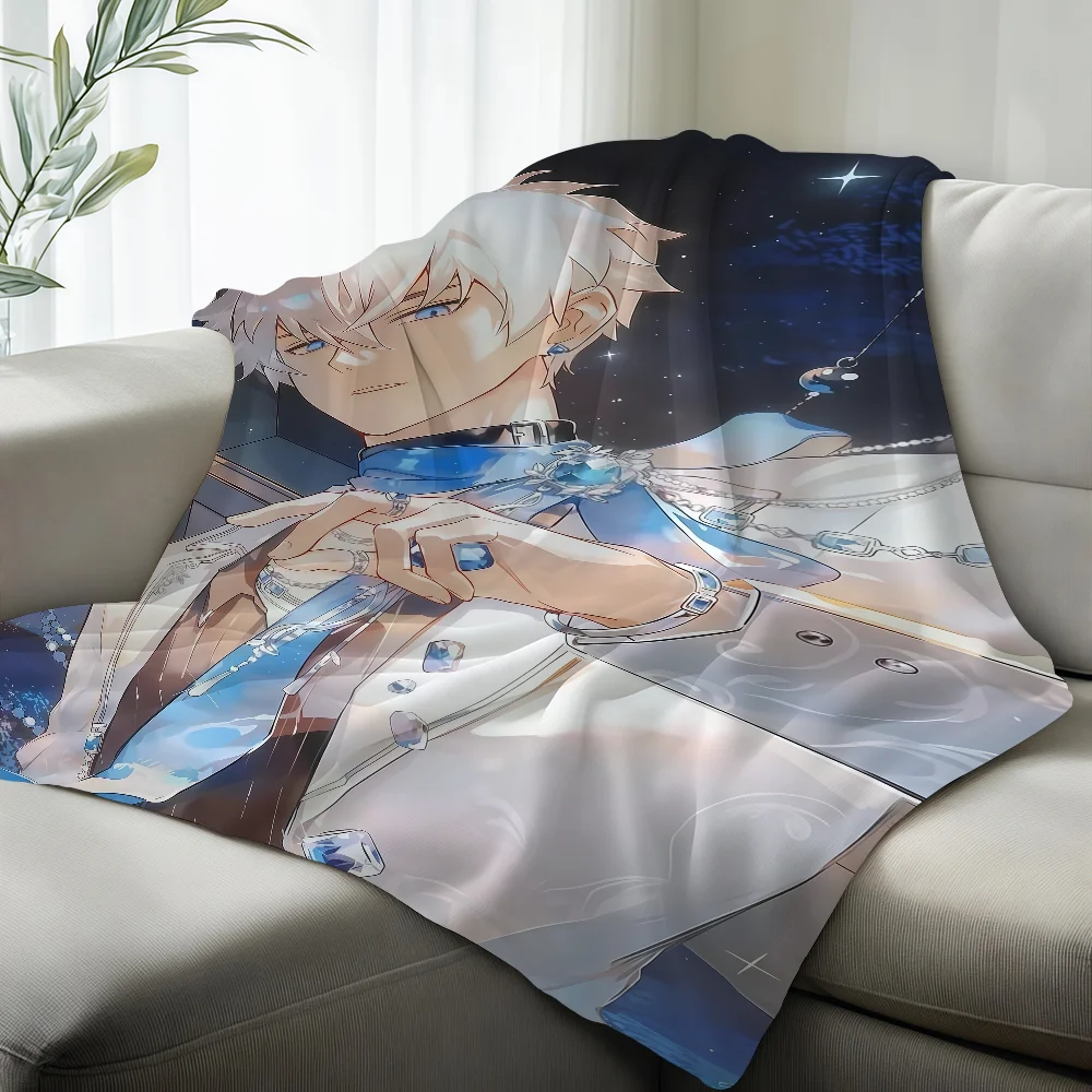 Anime L-link Click Cartoon Cute Blanket Suitable For Sofas Beds Offices Cars Outdoor Travel An Ideal Gift For Friends Family
