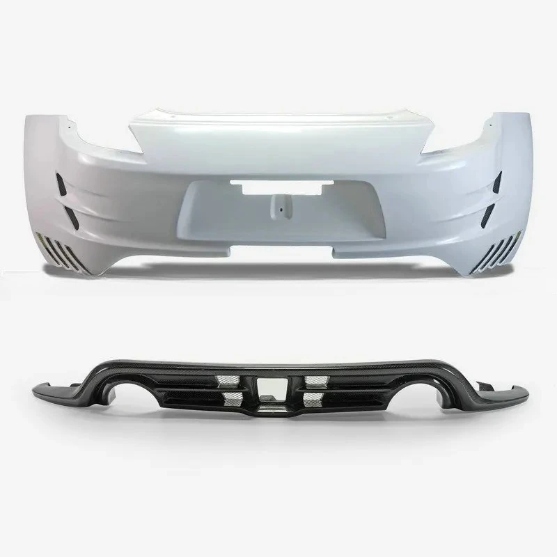 

For 09-19 Nissan 370Z Fairlady Z34 VRSA2 Style Rear Bumper Car Bumper