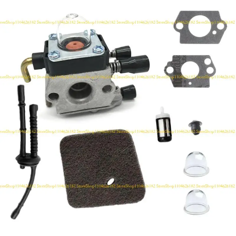 

Q2Q4 Home Garden Carburetor 1Set for HS45 FS55 FS310 Trimmer C1Q-S169B