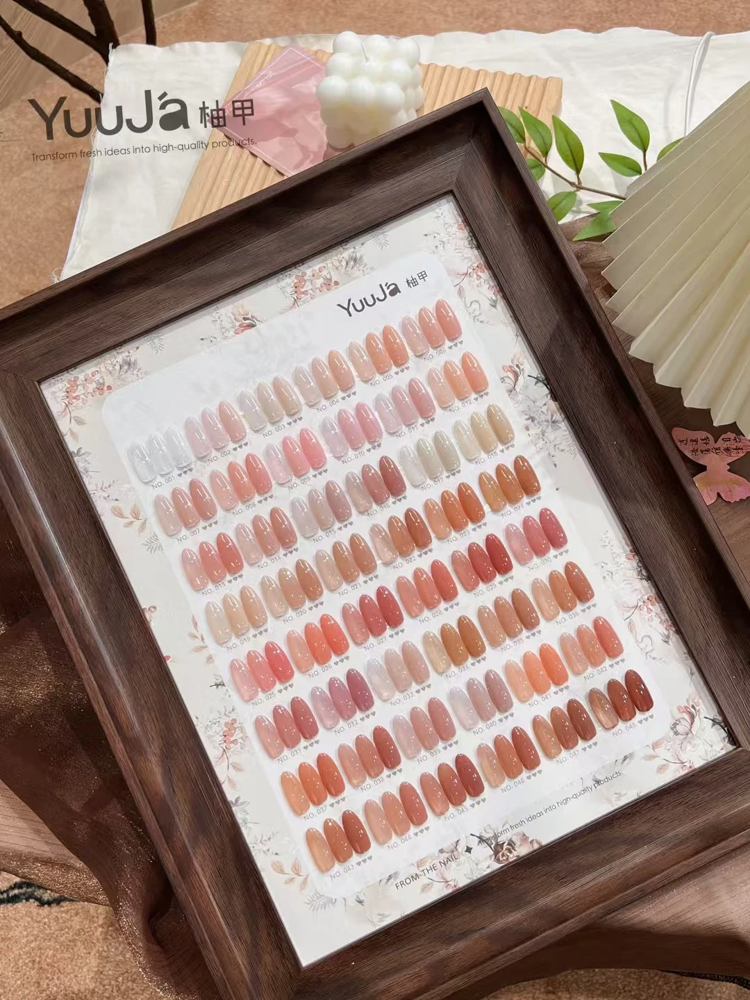 YUUJA 2025 New 48 Colors Jelly Color Nail Gel Set French Style High Quality Non-Toxic Long-Lasting HEMA-Free TPO-Free UV Gel Kit