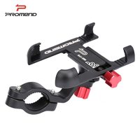 Promend Aluminum Alloy Bike Mobile Phone Holder Adjustable Bicycle Phone Holder Non-slip MTB Phone Stand Cycling Accessories