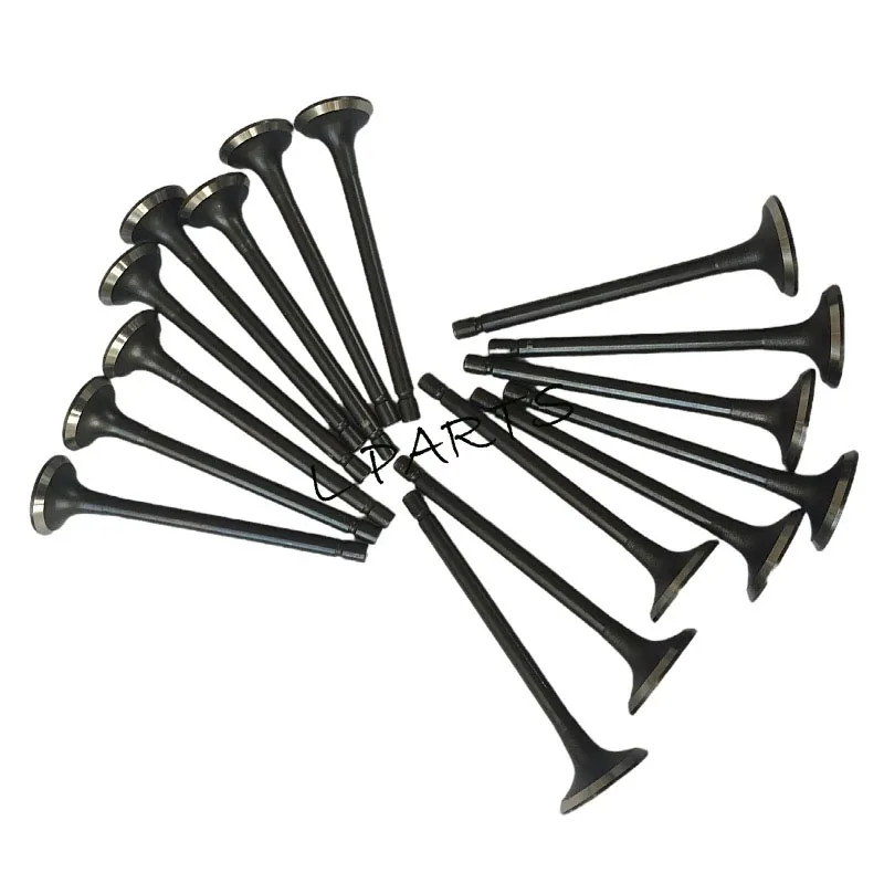 

For JAC M5 T6 T8 X200 China V 4DB2-1D1 intake valve 8pcs and exhaust valve 8pcs 1003014FD040 1003015FD020