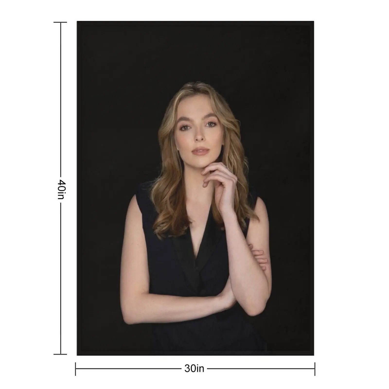 Jodie Comer Throw Blanket Polar Soft Big Softest sofa bed cosplay anime Summer Blankets